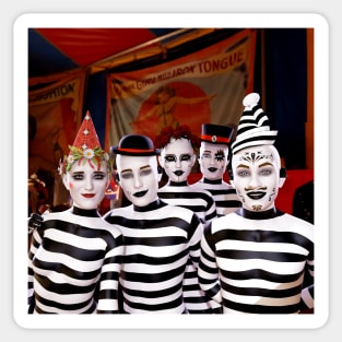 Mimes At The Circus Sticker